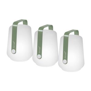 Fermob - Balad Lampe LED rechargeable, H 12 cm, Set de 3, c…