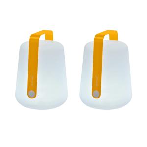 Fermob - Balad Lampe LED à accu, H 25 cm, miel (set de 2)