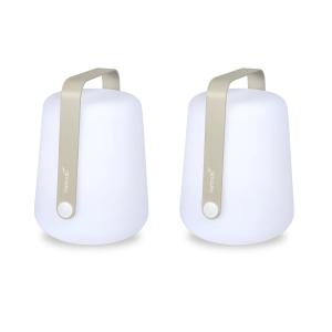 Fermob - Balad Lampe LED à accu, H 25 cm, gris argile (lot…
