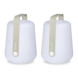 Fermob - Balad Lampe LED à accu, H 38 cm, gris argile (lot…
