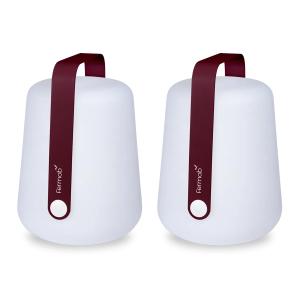 Fermob - Balad Lampe LED à accu, H 38 cm, cerise noire (lot…
