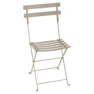 Fermob - Bistro Chaise pliante en métal, muscade