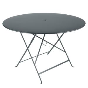Fermob - Bistro Table pliante Ø 117 cm, gris orageux