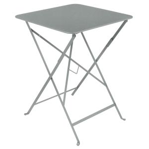 Fermob - Bistro Table pliante, 57 x 57 cm, gris lapilli