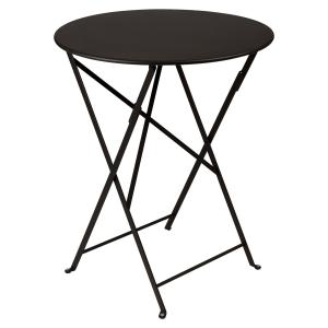 Fermob - Bistro Table pliante Ø 60 cm, réglisse