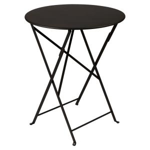 Fermob - Bistro Table pliante Ø 60 cm, réglisse