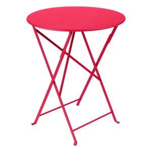 Fermob - Bistro Table pliante Ø 60 cm, rose praline