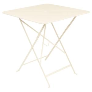 Fermob - Bistro Table pliante, 71 x 71 cm, beige latté