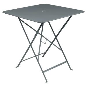 Fermob - Bistro Table pliante, 71 x 71 cm, gris orageux