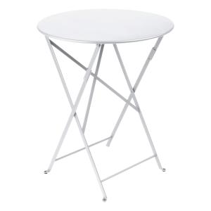 Fermob - Bistro Table pliante Ø 60 cm, blanc coton