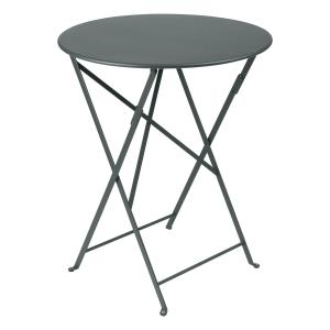 Fermob - Bistro Table pliante Ø 60 cm, gris orageux