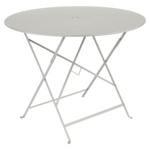 Fermob - Bistro Table pliante, ronde, Ø 96 cm, gris argile