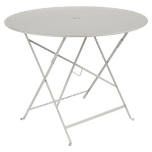 Fermob - Bistro Table pliante, ronde, Ø 96 cm, gris argile