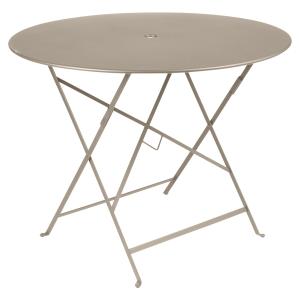 Fermob - Bistro Table pliante, ronde, Ø 96 cm, muscade