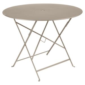 Fermob - Bistro Table pliante, ronde, Ø 96 cm, muscade