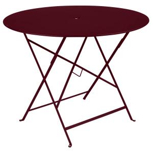 Fermob - Bistro Table pliante, ronde, Ø 96 cm, cerisier noi…