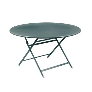 Fermob - Table pliante caractére ø 128 cm, gris orage