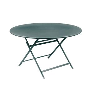Fermob - Table pliante caractére ø 128 cm, gris orage