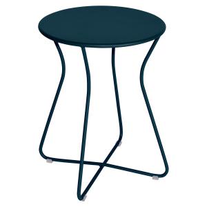 Fermob - Cocotte Tabouret, H 45,5 cm, bleu acapulco