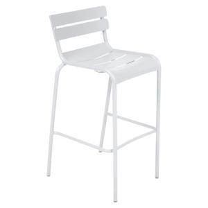 Fermob - Tabouret de bar Luxembourg, blanc coton