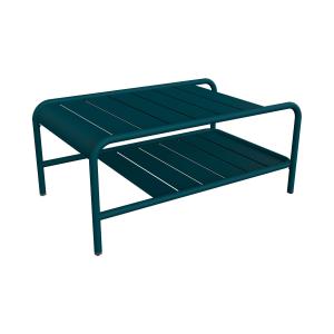 Fermob - Luxembourg Table basse, 90 x 55 cm, bleu acapulco