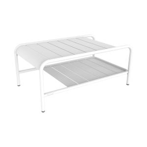 Fermob - Luxembourg Table basse, 90 x 55 cm, blanc coton