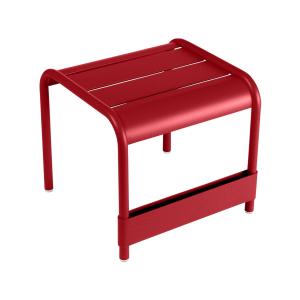 Fermob - Luxembourg Table basse / repose-pieds, rouge coque…