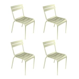 Fermob - Luxembourg Chaise, vert lime (lot de 4)