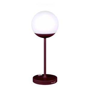 Fermob - Mooon! Lampe LED rechargeable, H 41 cm, cerise noi…