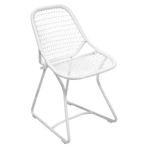 Fermob - Sixties Chaise, empilable, blanc coton
