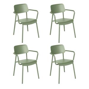 Fermob - Studie Chaise avec accoudoirs Outdoor, cactus (set…