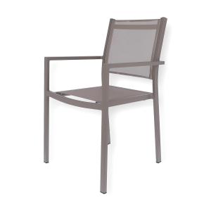 Fiam - Aria Fauteuil empilable, taupe