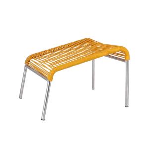 Fiam - Mya Spaghetti Tabouret de pied, aluminium / jaune