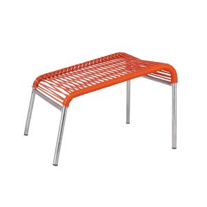 Fiam - Mya Spaghetti Tabouret de pied, aluminium / orange