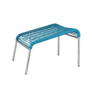 Fiam - Mya Spaghetti Tabouret de pied, aluminium / pétrole