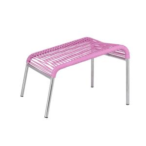 Fiam - Mya Spaghetti Tabouret de pied, aluminium / rose