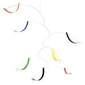 Flensted Mobiles - Breeze Mobile, vert / rouge / jaune
