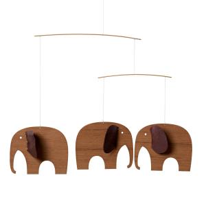 Flensted Mobiles - Réunion éléphants Mobile, bébé, teck