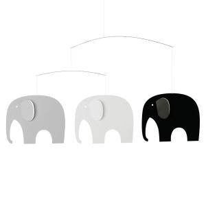 Flensted Mobiles - Mobile de rencontre Elefanten, gris