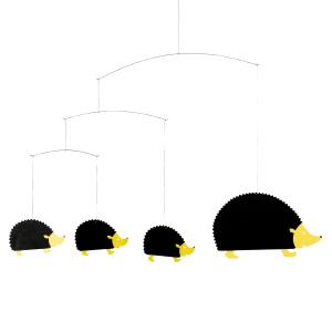 Flensted Mobiles - Mobile hérisson, noir / jaune