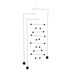 Flensted Mobiles - Contrepoint, double, noir