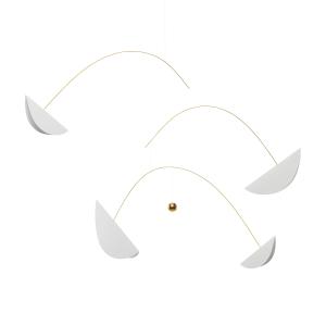 Flensted Mobiles - Life & Thread Mobile, blanc / or