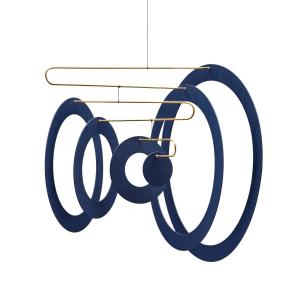 Flensted Mobiles - SuperSonic Mobile, bleu
