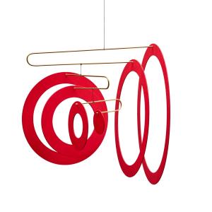 Flensted Mobiles - SuperSonic Mobile, rouge