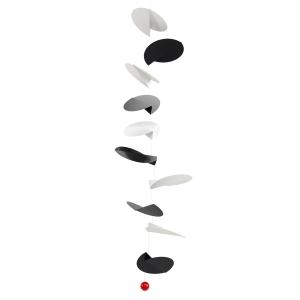 Flensted Mobiles - Turning Leaves Mobil, noir / blanc