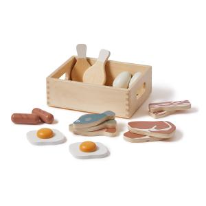 Flexa - Play Ensemble de jouets Poisson & Viande, multicolo…