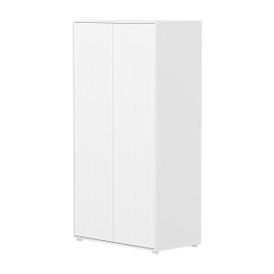 Flexa - Saga Armoire cannelée, 100,2 x 190,3 cm, blanc