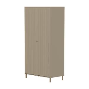 Flexa - Saga Armoire cannelée, avec pieds, 100,2 x 200 cm,…