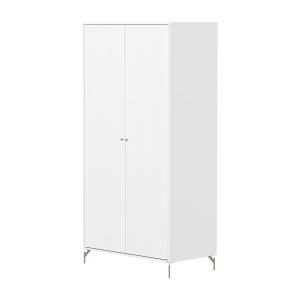 Flexa - Saga Armoire cannelée, avec pieds, 100,2 x 200 cm,…