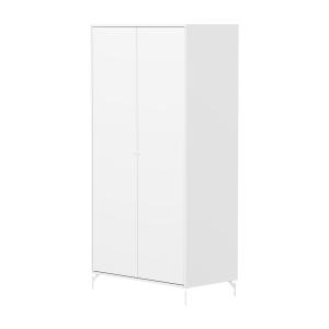 Flexa - Saga Armoire avec pieds, 100,2 x 200 cm, blanc